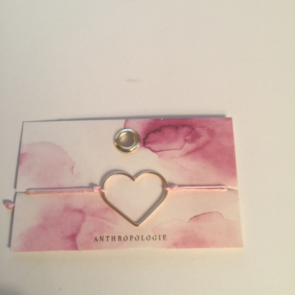 Anthropologie Jewelry - Anthropologie Heart Bracelet